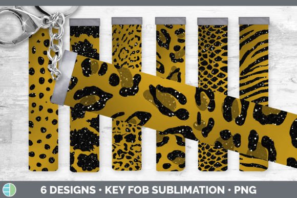 Amber Animal Print: The Key Fob & Wristlet Sublimation Bundle