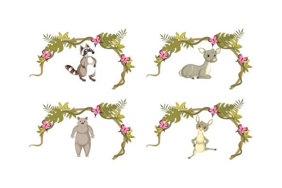 Animal Kid Jungle Vector: Bringing Whimsy to Your Designs