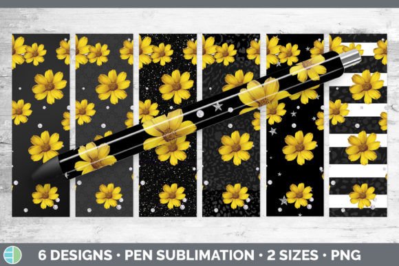 Black Animal Print Pen Wraps | Epoxy Sub: Bold Style for Creators