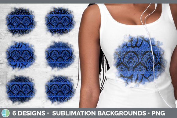 Blue Damask Background | Glitter Animal: Style Meets Versatility
