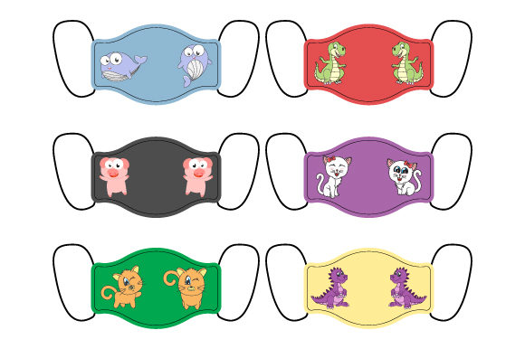 Mask Design with Cute Animal Characters: Whimsy Meets Professional Polish