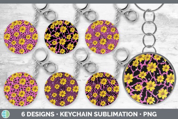 Pink Animal Print Keychain Bundle | Keyr