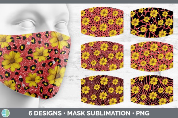 Red Animal Print Mask | Sublimation Bundle: A Designer's Bold Asset