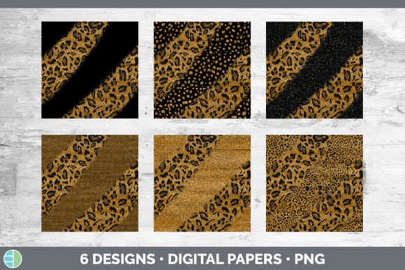 Wild Elegance: Digital Projects with Animal Print Glitter