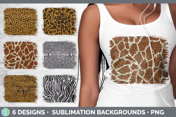Wild Textures: Using Animal Print Distressed Backgrounds